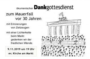 Einladung zum ökumenischen Dankgottesdienst